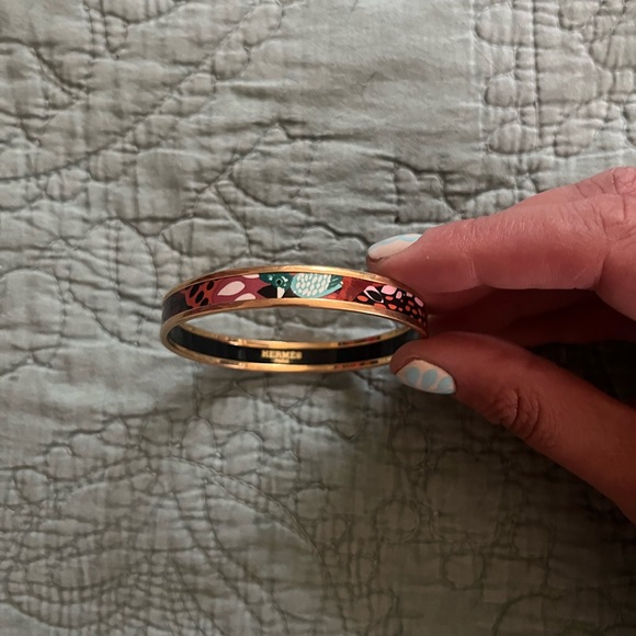 Hermès Narrow Enamel Bangle - Picture 2 of 8